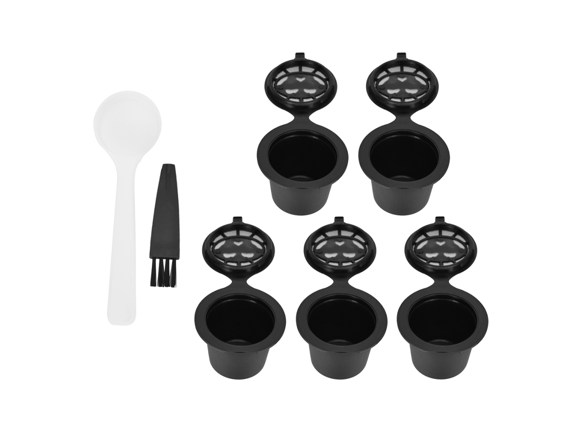 Laxiscreed Cápsulas De Café Reutilizáveis Para Nespresso, Filtros Compatíveis E Recargáveis