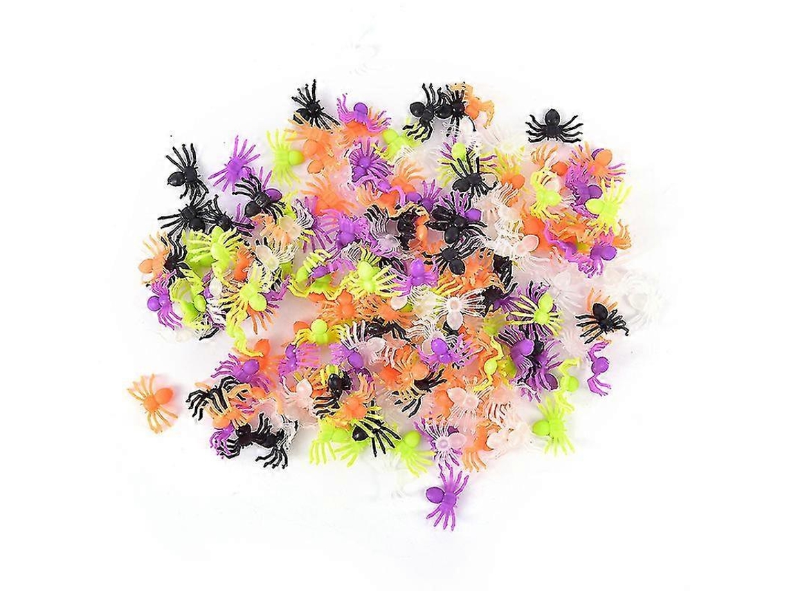 Pacote Com 200 Aranhas De Halloween Em Miniatura De Plástico, Ideais Para Decorar Brinquedos. Ly Ebike