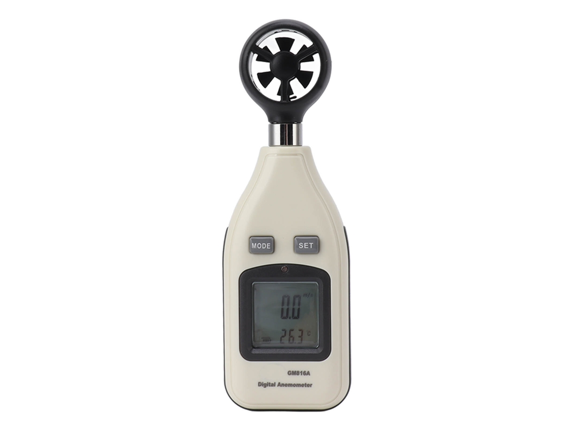 Anemômetro Digital Portátil com Display LCD Primerox