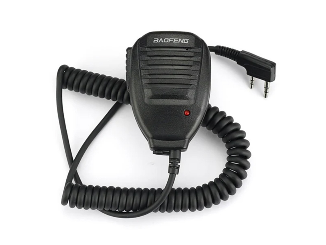 Compatível com microfones e alto-falantes de rádios comunicadores Baofeng. - aquaforge