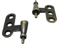 1 Dobradiça De Porta Armário Em Bronze Antigo, Dobrável, Removível, Para Móveis