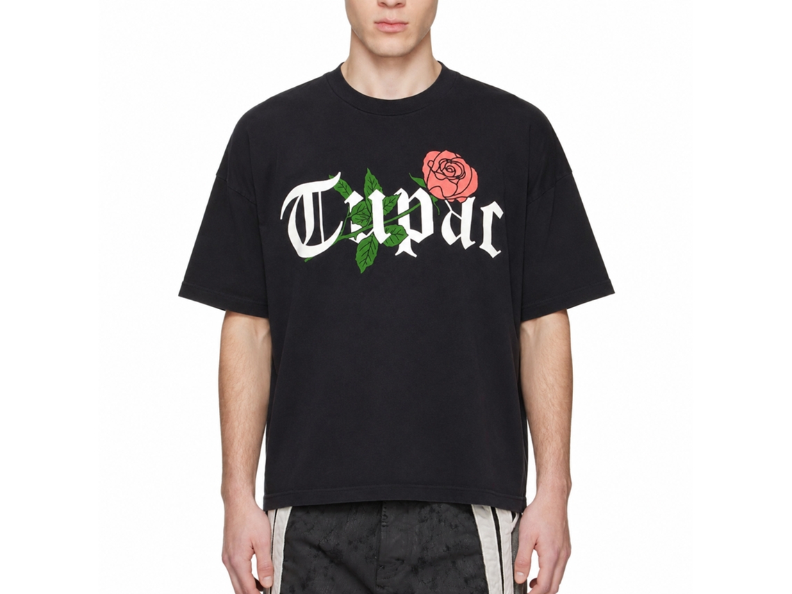 2pac Tupac Rosy Logo T-shirt Unisex Adults Size:s