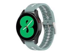Pulseira De Silicone Respirável Bicolor De 41 Mm Para Samsung Galaxy Watch 3