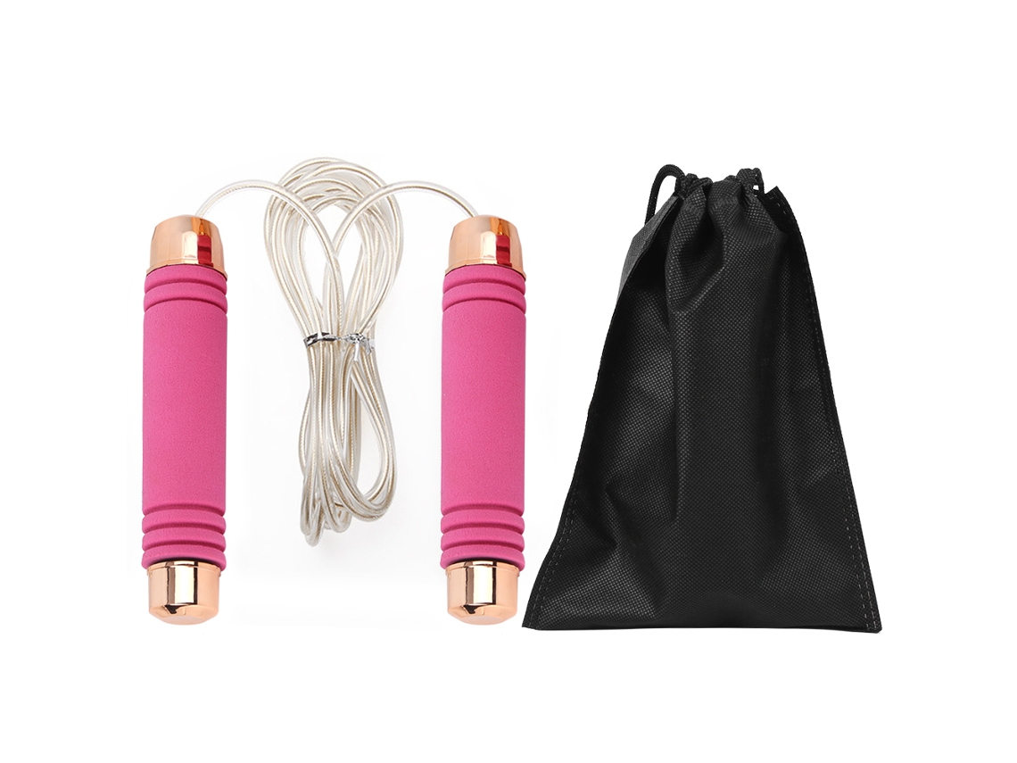 Vlrla-2026corda De Salto Esportiva Rose Red Para Adultos, Crianças, Estudantes E Fitness, Cavo De Aço Resiste 400g