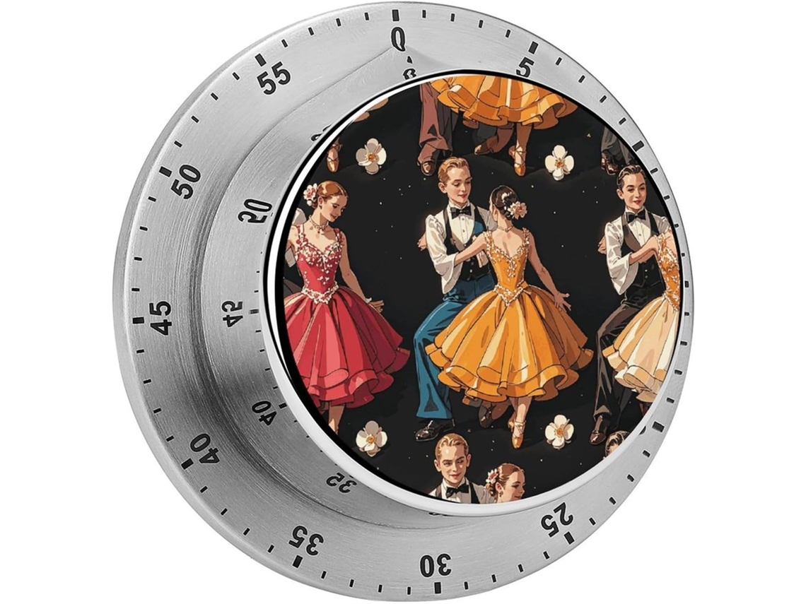 Cronômetro Visual Para Dança De Salão Magnético Cozinha