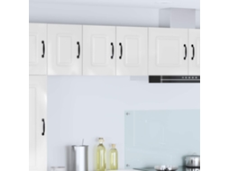 Vidaxl Painel De Lava-louça Kalmar 2 Unid. Branco Brilhante
