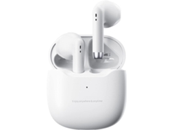 Fones de Ouvido Sem Fio Bluetooth 5.3 com Microfone para Exercícios, Cancelamento de Ruído, Graves Profundos JIAPEI (branco)