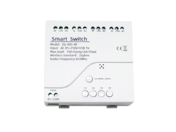 Lurelia Zg 005 Rf Tuya Smart 4ch Rf433 Módulos De Comutação Wi-fi Comando Remoto Painel De Comutação Sem Fios Controlo De Voz Para Eletrodomésticos