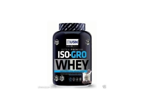 Biscoitos de Soro de Leite e Creme de Proteínas Isogro Cookies&Cream 2Kg USN NUTRITION