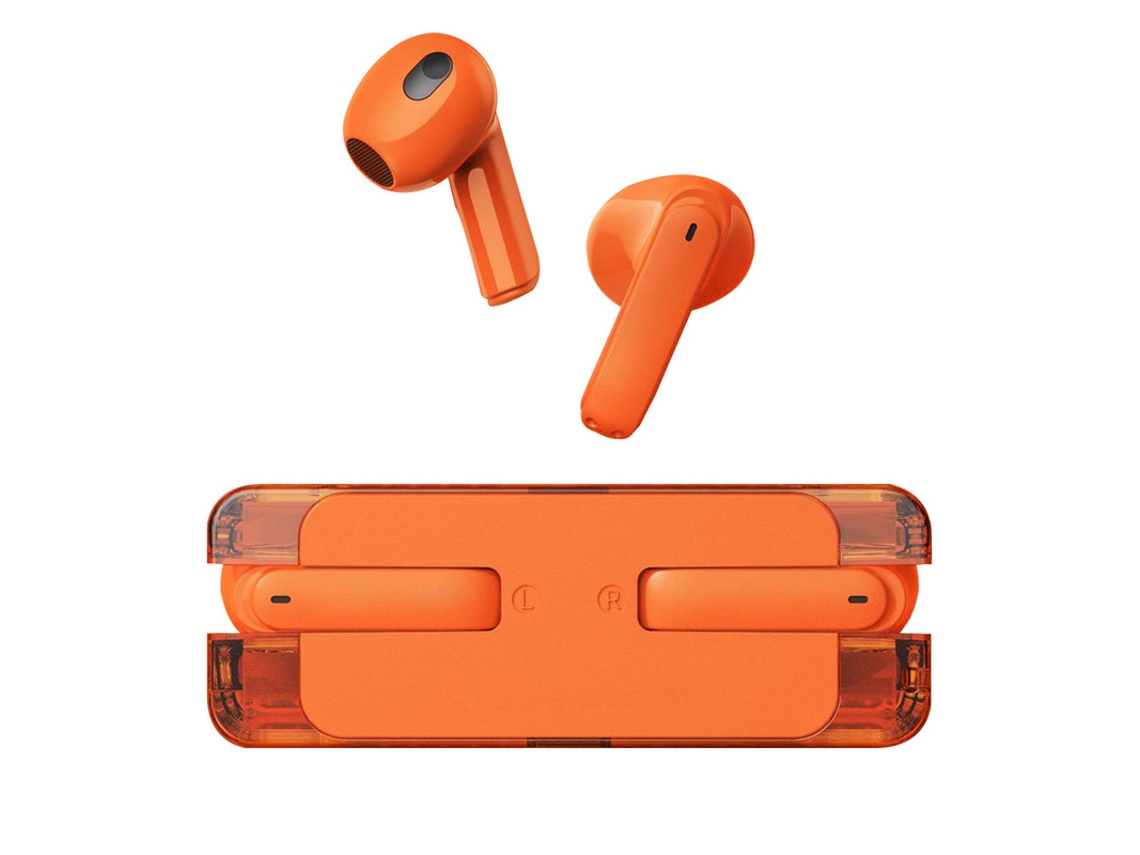 Auriculares YIZHOOD True Wireless Bluetooth Laranja