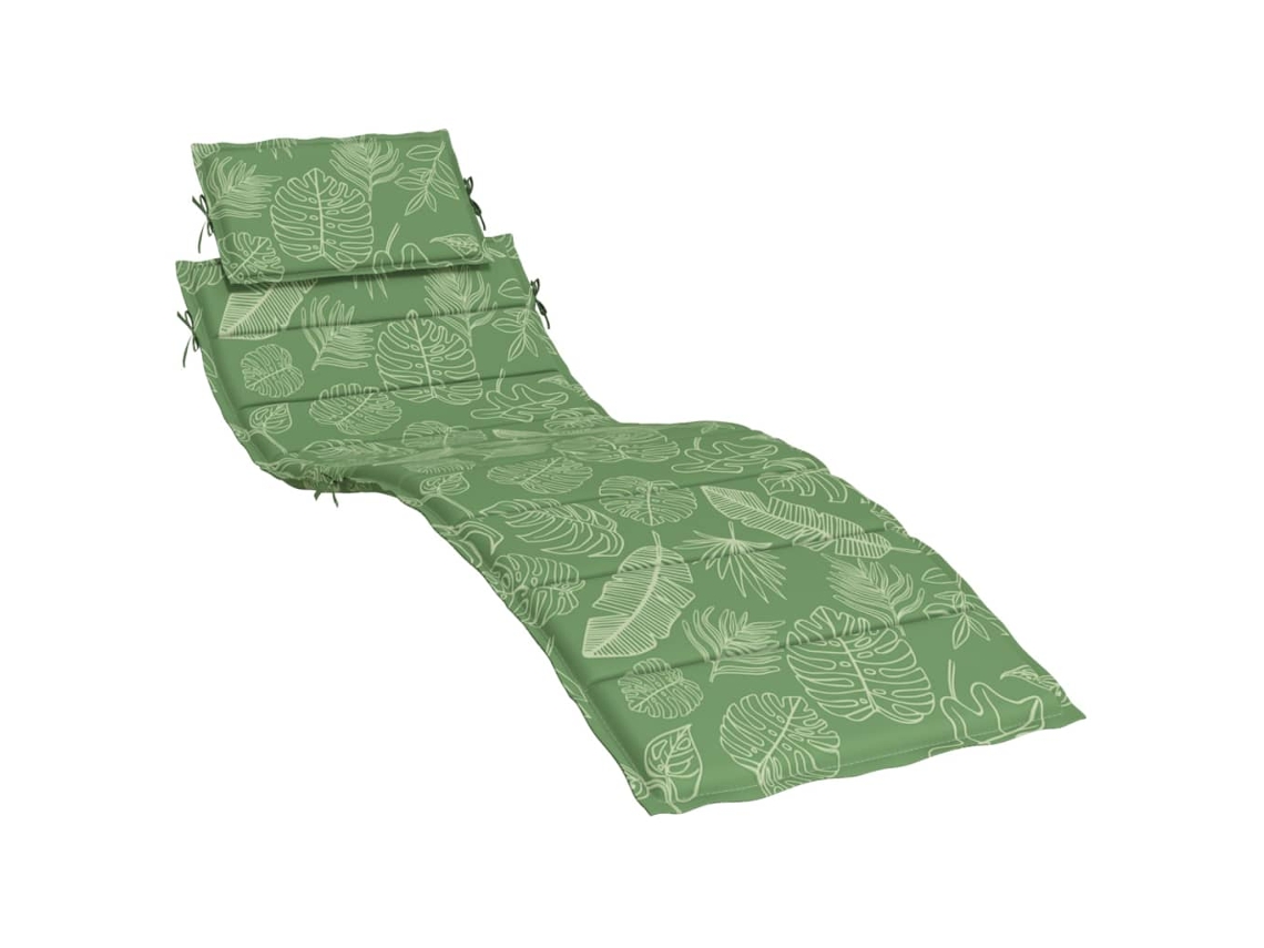 Sun Lounger Cushion, Sun Lounger Cushions Vidaxl Verde Poliéster (n/a)