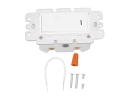 Interruptor de parede inteligente Wi-Fi (compatível com 2,4 GHz, controle por voz e controle por Wi-Fi)