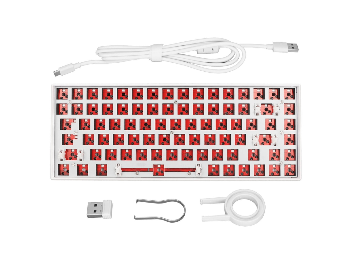 Kit Diy De Teclado Mecânico Com 84 Teclas
