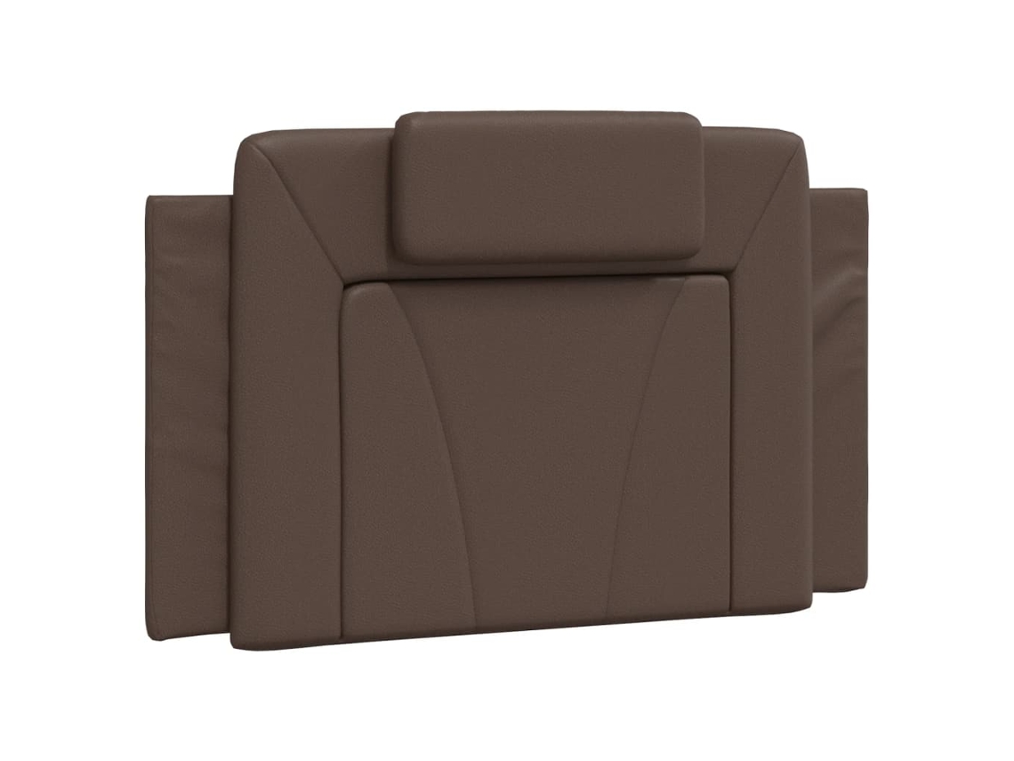 Headboard Cushion, Headboard Cushions Vidaxl Marrom Couro Artificial (90 Cm)