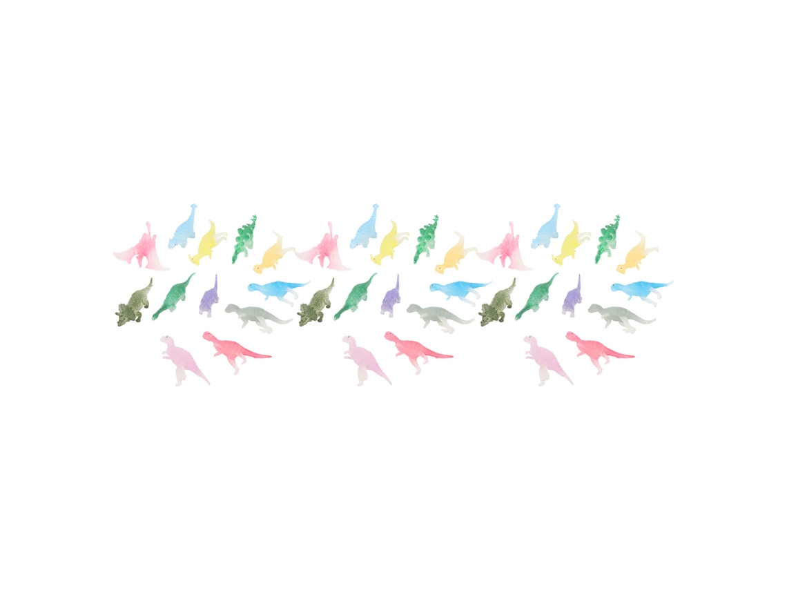 Primerox 36pcs Brinquedo Dinossauro de Espremer Esticar Anti estresse Sensorial para Adulto e Criança Tpr