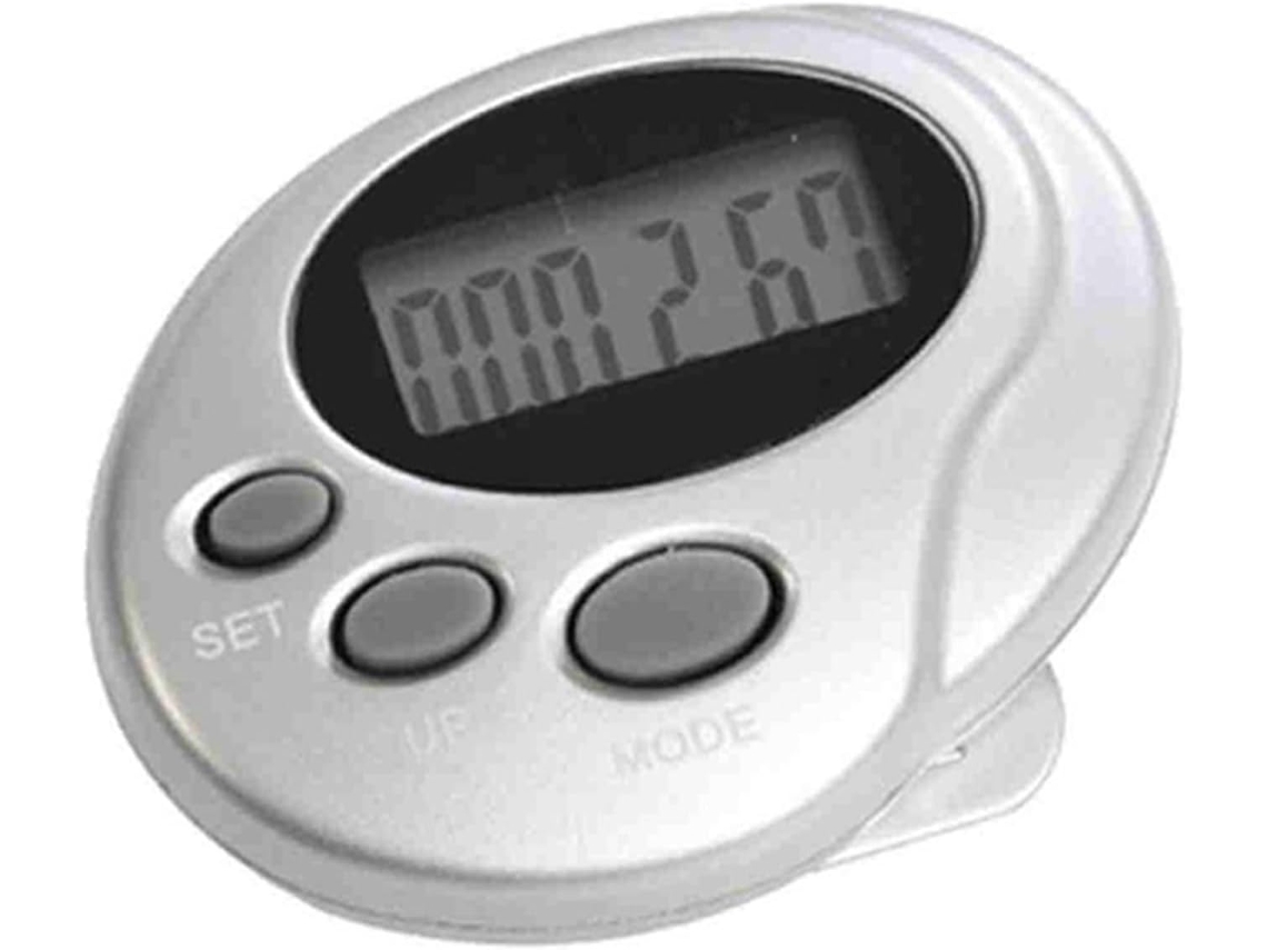 Podomètre Multifonctionnel, Minuterie, Compteur de Marche, Grand Ecran, 10 000 Pas Lecture Précise SFUSHOS