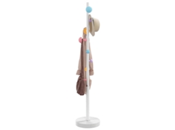Vidaxl Bengaleiro 172 Cm Ferro Revestido A Pó Branco