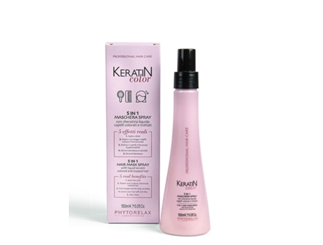 Phytorelax Laboratories Keratin Color 5 em 1 spray capilar feminino 150 ml