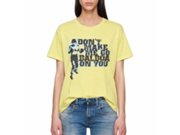 Rockinstone Rocky Movie Balboa On You Solid Yellow Adult T-shirt Size:xxxl