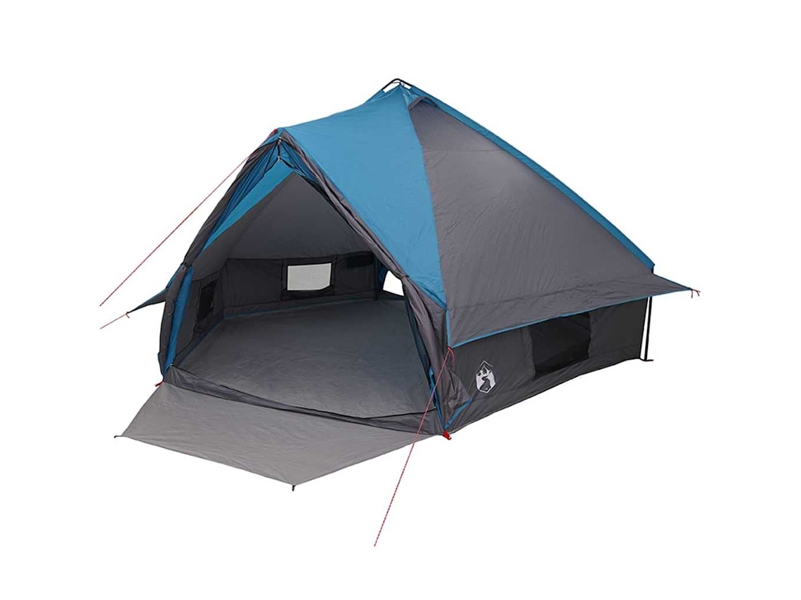 Barraca De Camping Vidaxl Azul Tafetá (490 X 410 X 210 Cm)