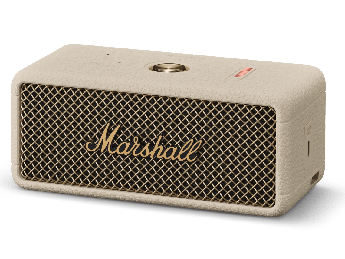 Coluna Bluetooth Marshall Emberton III Cream (Autonomia: 32 horas - Bege)
