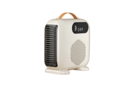 Aquecedor Elétrico Portátil Com Controle Remoto, 3 Modos E Proteção Contra Tombamento Adequado Para Quartos E Outros Ambientes Internos Branco. Mr