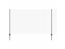 Conjunto 1 Cerca Externa Vidaxl Cinzento Aço (25 X 1,4 M)
