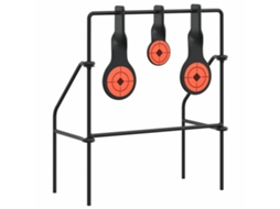 Vidaxl Alvo Auto-reposicionável Preto 26 X 13 X 31 Cm Aço