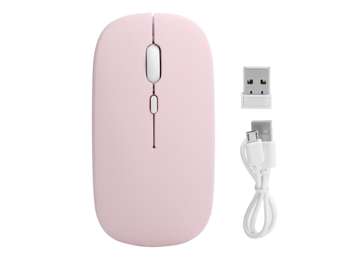 Aetheria rato Sem Fio Rosa Bluetooth 5.0 2 modo Silencioso 2.4ghz para Laptop Acessórios