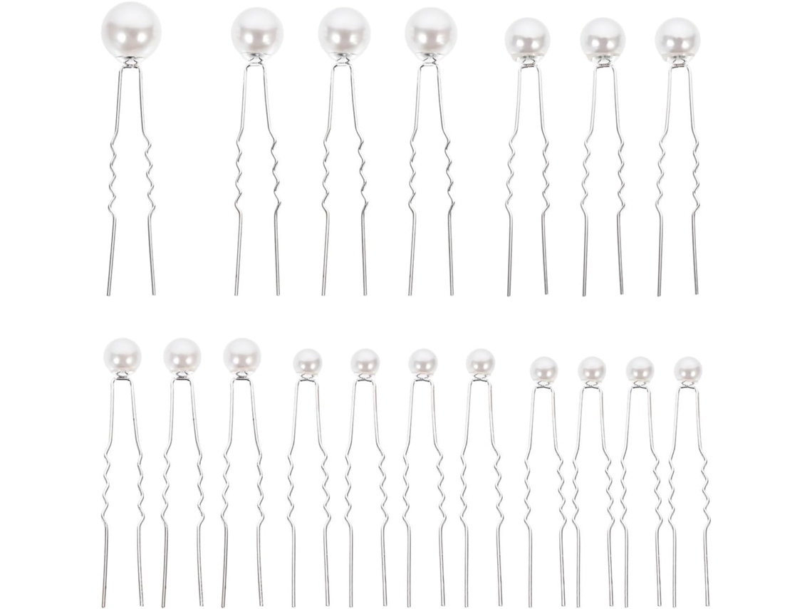Grampos De Cabelo Fáceis De Usar Em Abs E Ferro Para Ocasiões Especiais, 18 Peças.