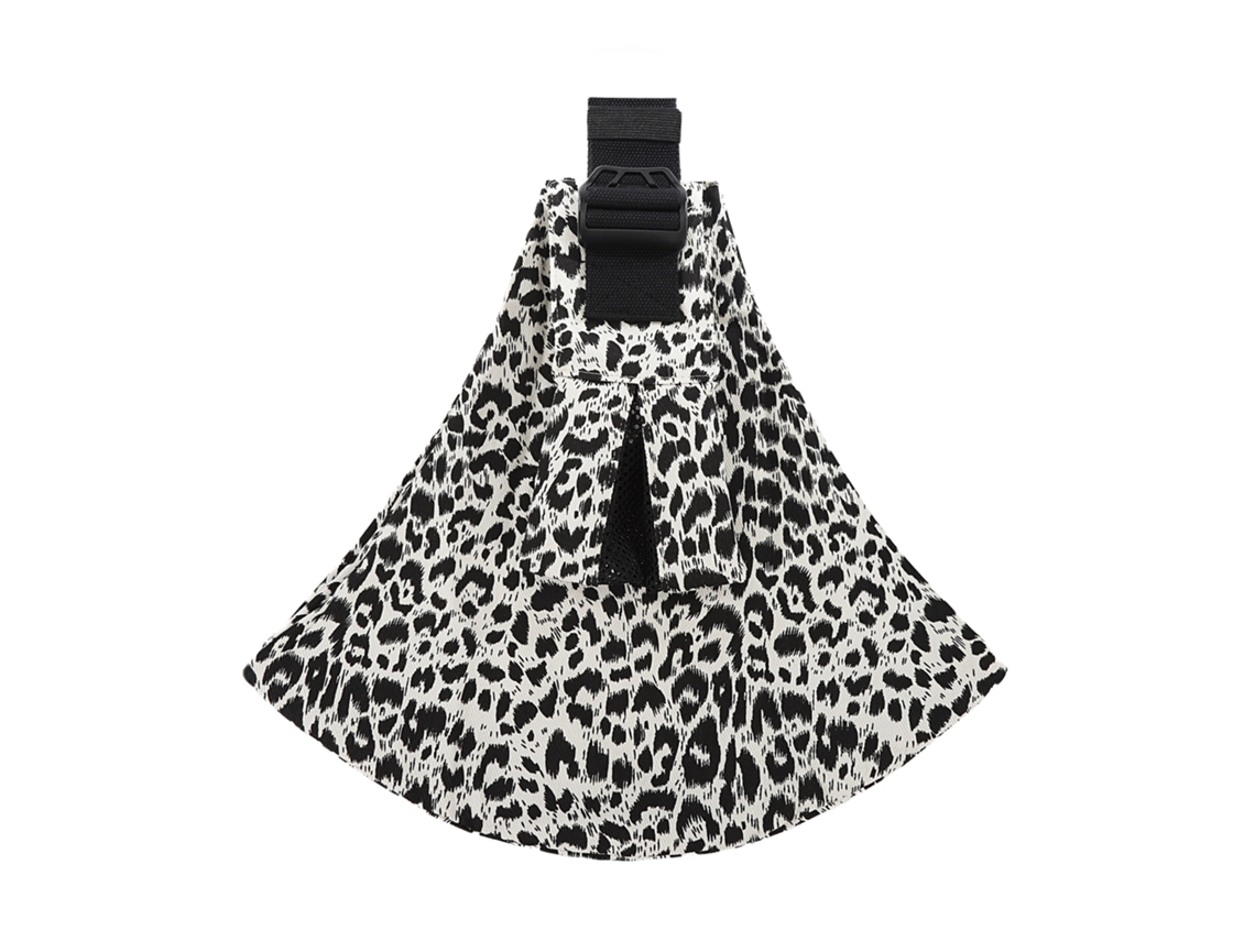 Bolsa Portátil Com Alça De Ombro 40*37cm (laranja Com Estampa De Leopardo)