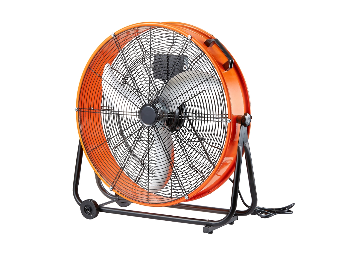 Ventilador De Tambor Industrial Succebuy De 24 Polegadas Com Temporizador De 3 Velocidades Para Armazém