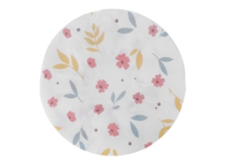 Capinha Redonda Ventilador Elétrico Padrão Floral