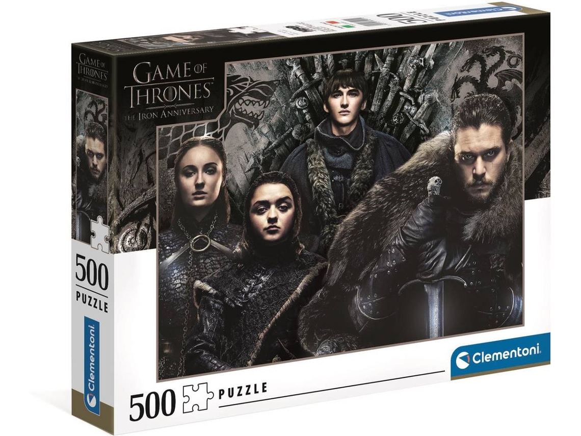 Puzzle 2D CLEMENTONI Game Of Thrones (Idade Mínima: 10 - 500 Peças)