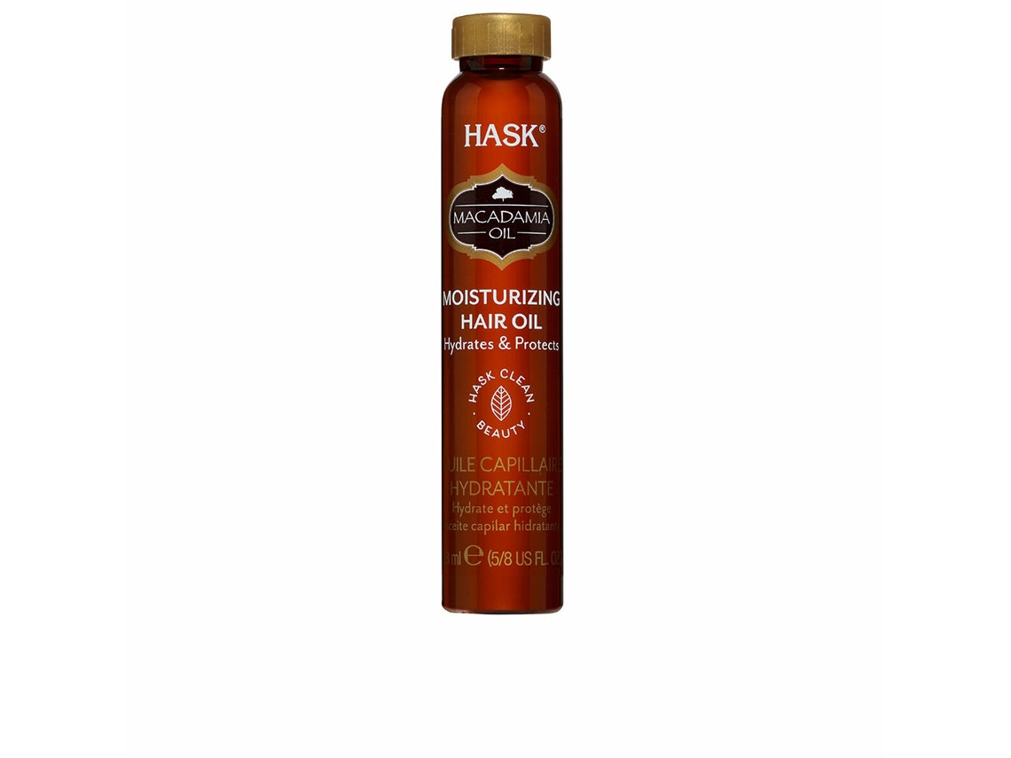 Óleo Capilar - Hask - Macadâmia - 18 Ml - Brilho - Cabelos Secos