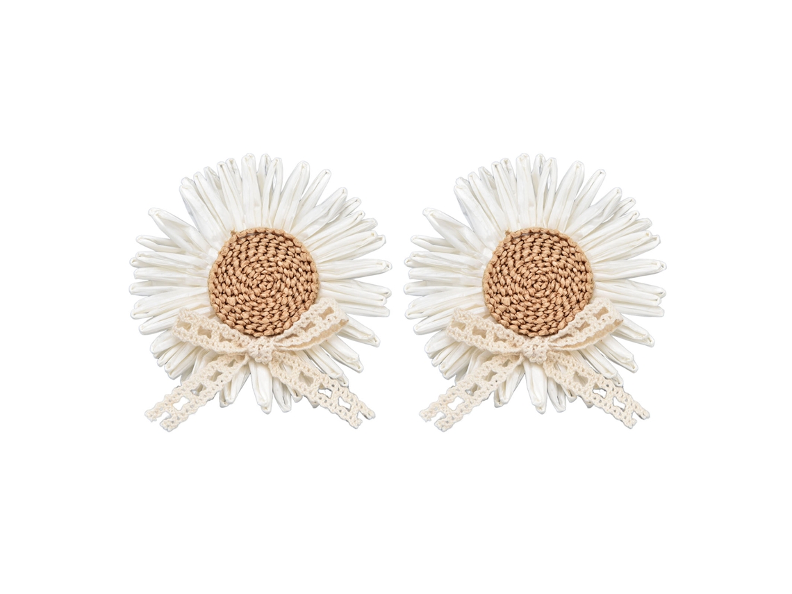2pcs Cinto de Guardanapo Decorativo Inovador Branco para Decoração de Mesa