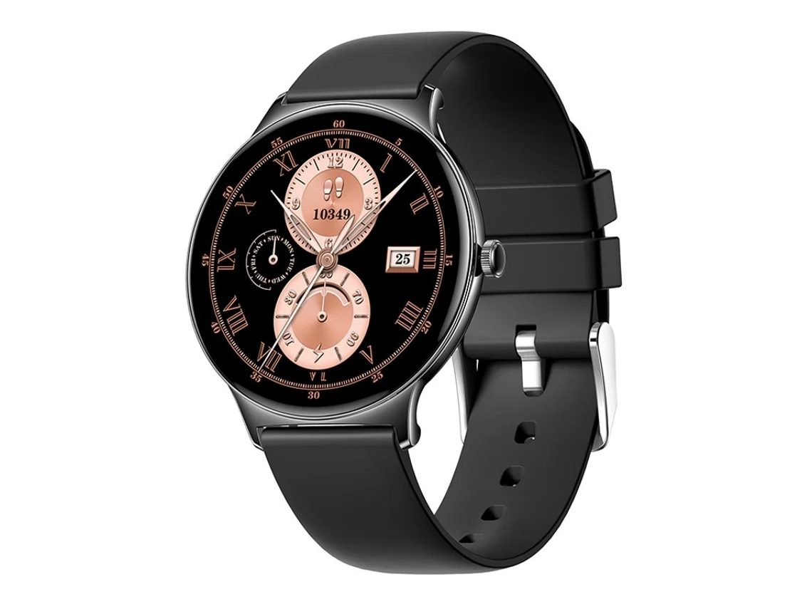 Smartwatch feminino ultrafino para esportes ao ar livre design moderno notificações inteligentes e monitoramento de saúde branco Bestvite