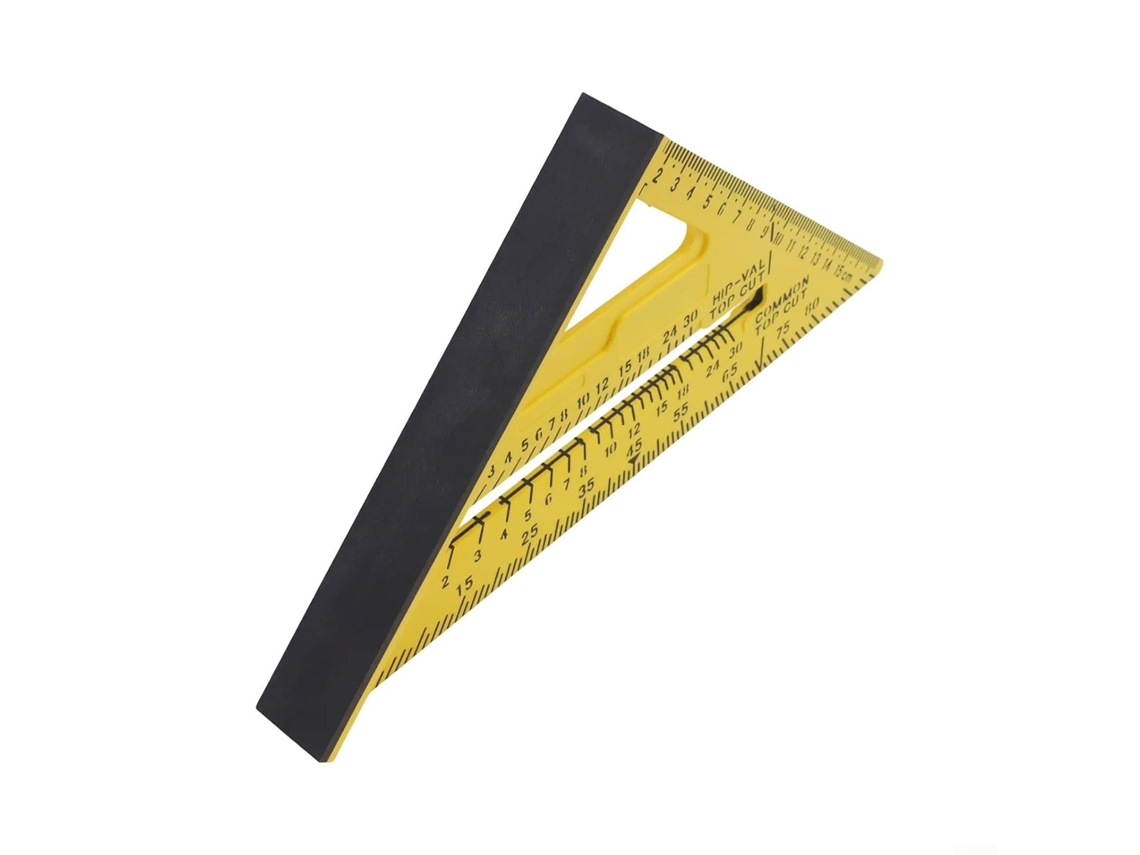 Régua Triangular Para Carpintaria, Ferramenta Esquadro Guia De Medição