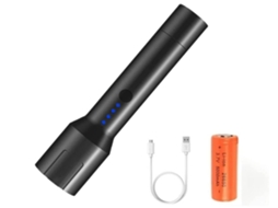 Tocha Led Super Brilhante BISBISOUS Sf-628 Recarregável 90000 Lumens Preta VIGA EUROPE