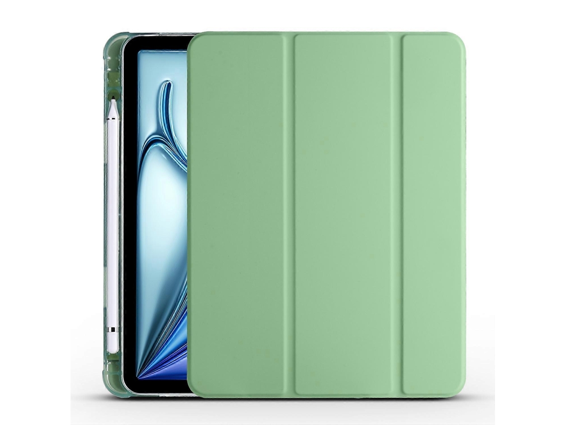Capa de couro TPU tripla da Webake para tablet inteligente com compartimento para caneta