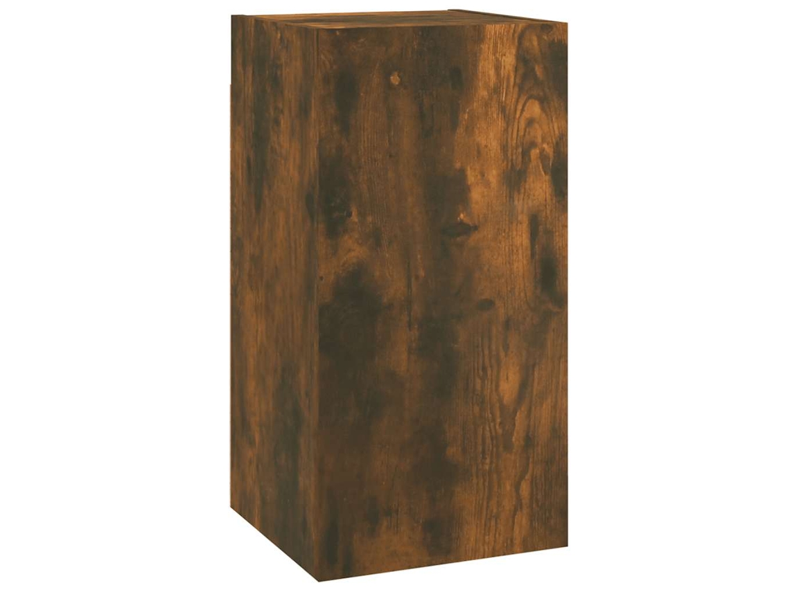 Conjunto 1 Armário De Tv Vidaxl Marrom Derivados De Madeira (110 X 30 X 40 Cm)