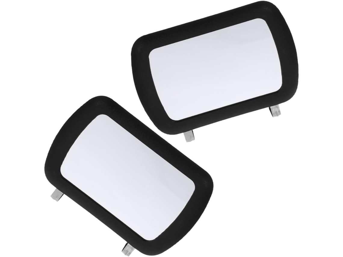 Encaixe Maquiagem Espelho para Quebra-sol de Carro (2 Peças)