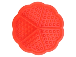 Molde De Silicona Reutilizável Para Waffles, Magdalenas E Bolos Com 5 Moldes Em Forma De Coração - Acessório De Cozinha
