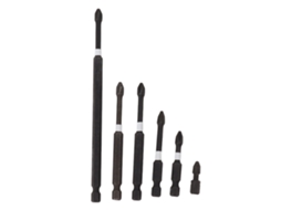 Laxiscreed Kit De 6 Pontas De Chave De Fenda Cruzada Em S2, Magnéticas E Antiderrapantes Para Uso Industrial