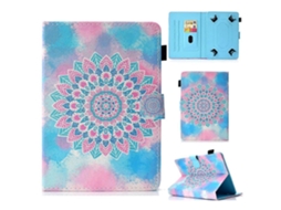 Capa de couro universal Webake com costura colorida para tablet
