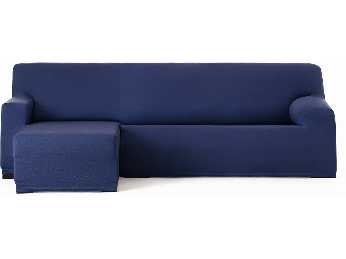Capa de Chaise Longue Esquerda para Braço Curto EYSA Premium Bronx Tecido Multielástico (250-310 cm - Poliéster - Azul)