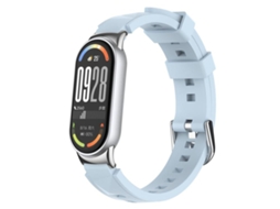 Bracelete para Xiaomi Smart Band 10/9/8 Silicone 3d Textura de Diamante Azul XIAOMOYU