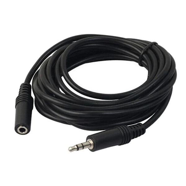 Cabo Estéreo Para Fone De Ouvido 3,5 Mm(1/8 Polegada) Macho, Fêmea, Novo, 10 M