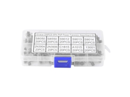 Kit de Transistores NPN PNP TO-92 13001, 200 Peças, 10 Valores