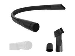 Bocal Universal Flexível Para Frestas De 25 Polegadas (63,5 Cm) Com Cabeça De Escova Removível Para Aspiradores De Pó Com Abertura De 1-1/4 Poleg_ozo